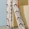 Nanu Cream Moon Phases Palazzo Pants - Plus