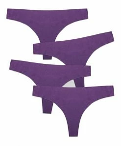 Nanu Purple Thong Set - Women