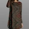 Nanu Red & Orange Abstract Geometric Tunic - Women & Plus