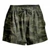 Nanu Green Camouflage Drawstring Cuffed-Hem Shorts - Plus