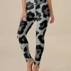 Nanu Gray & Black Leopard Leggings - Plus