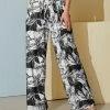 Nanu Black & White Horses Palazzo Pants - Women