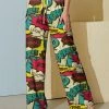 Nanu Yellow & Red 'Ouchh' Cartoon Exclamation Palazzo Pants - Plus